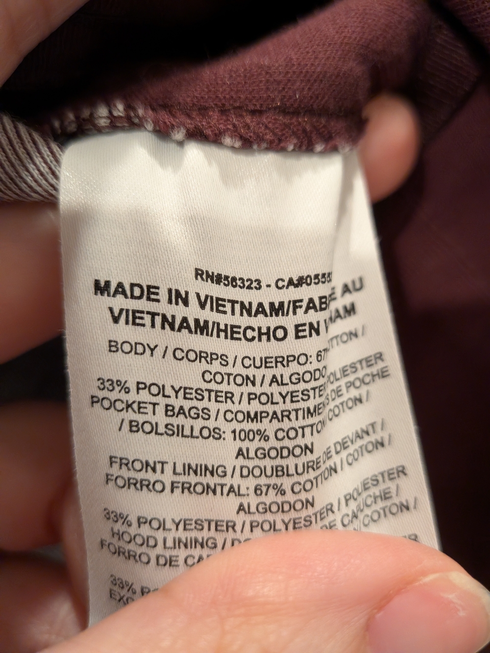 Nike Women's Burgundy Zip-Up Bomber Hooded Jacket - Picture 3 of 5